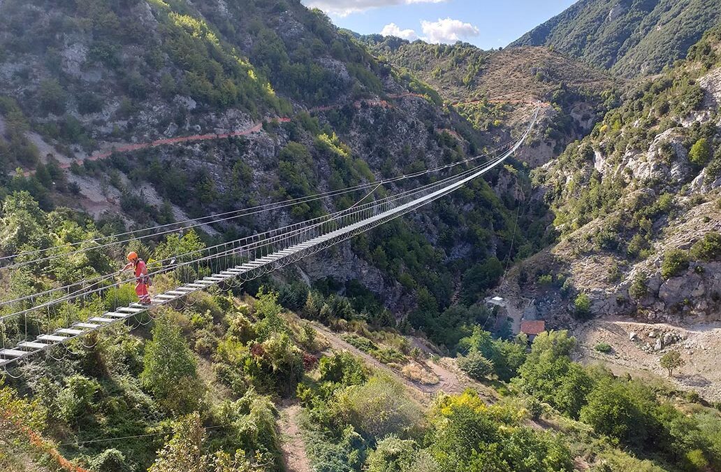 Il ponte tibetano in Basilicata